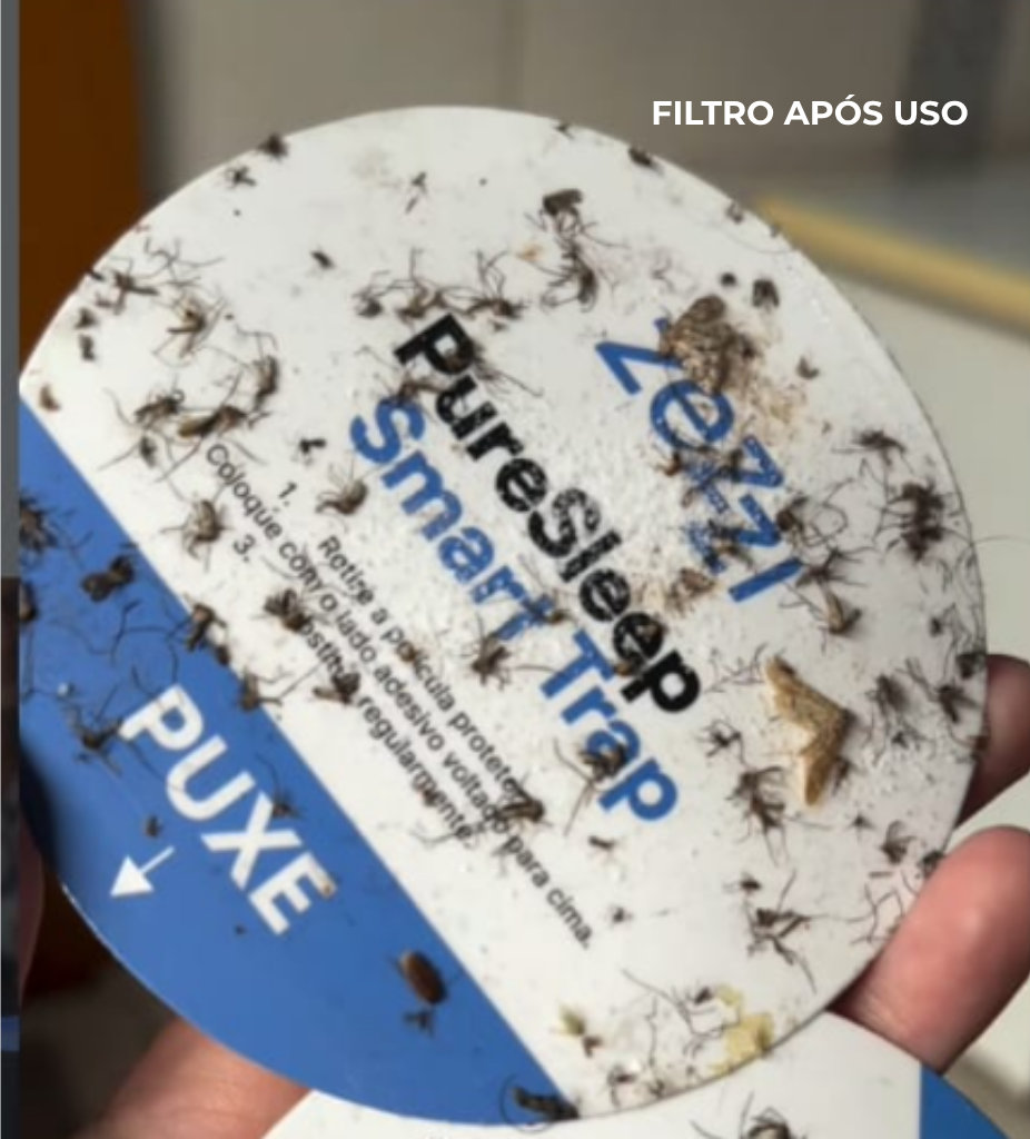 Armadilha de Mosquitos UV Eletrônica Zezzi Pure Sleep Smart Trap